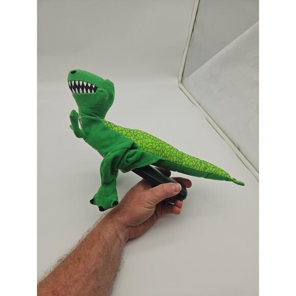 Burger King Toy Story Rex Dinosaur Hand Puppet Plush Stuffed Animal Disney Pixar - Picture 5 of 9